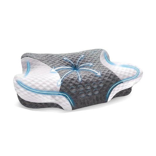 Breathable Cervical Pillow - Ergonomic Neck Support Pillow for Cervical Spine Relief and Strain Reduction