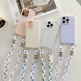 Back Woven Cross - body Lanyard Backer - card Accessories Phone Case - AGB LuxeDrop