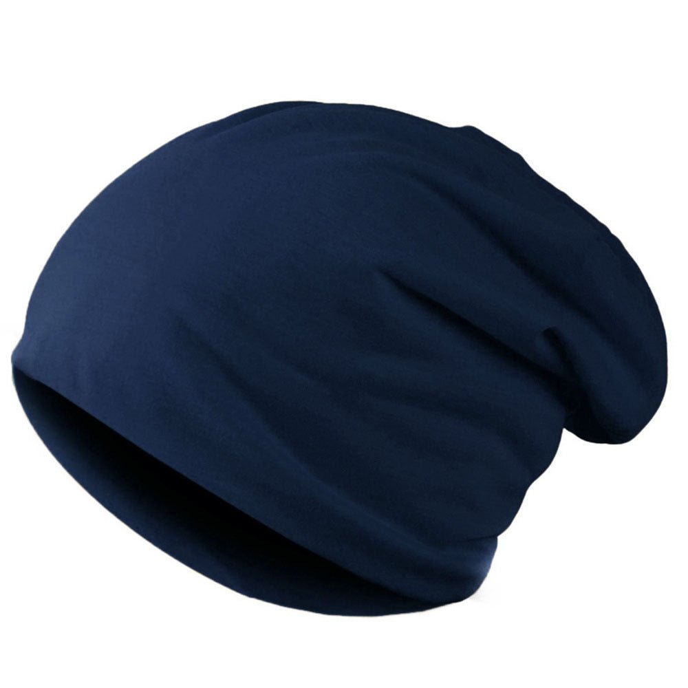 Solid Color Autumn Spring Beanies Hats For Man Male - AGB LuxeDrop