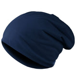 Solid Color Autumn Spring Beanies Hats For Man Male - AGB LuxeDrop