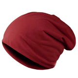 Solid Color Autumn Spring Beanies Hats For Man Male - AGB LuxeDrop