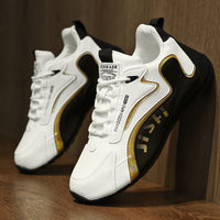 Fashion Colorblock Lace-up Sneakers For Men Sports Shoes