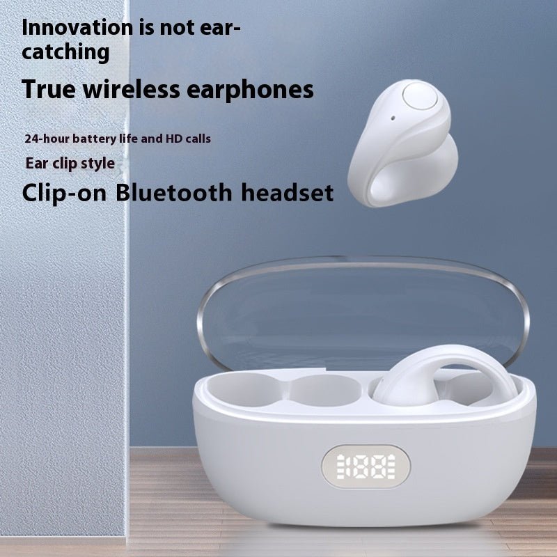 Large Power Clip - on Wireless Sports Earphones - AGB LuxeDrop