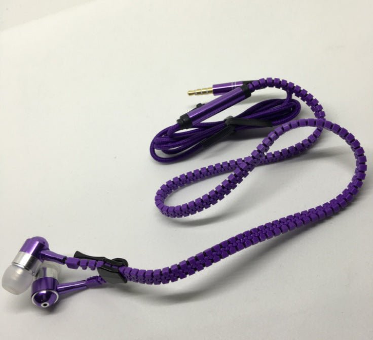 Glowing Zipper Earphones - AGB LuxeDrop