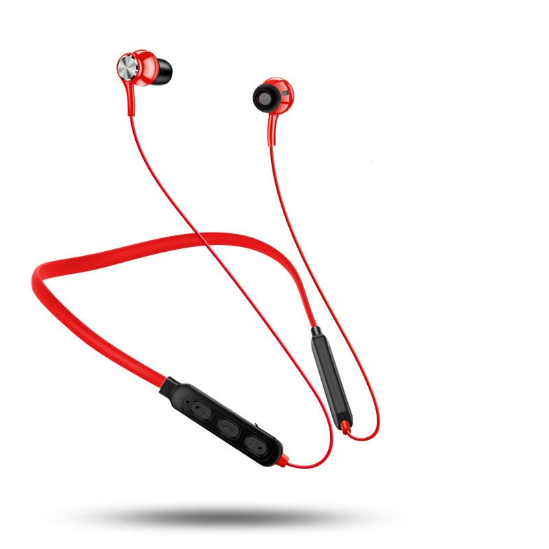 Single And Binaural Neckband Sports Bluetooth Earphones - AGB LuxeDrop