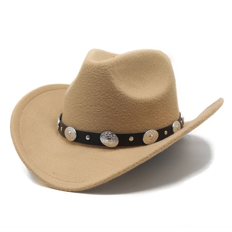 Minority Style Woolen Western Couple Cowboy Hats - AGB LuxeDrop