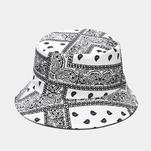 Bandana Print Bucket Hats With Multiple Colorways - AGB LuxeDrop