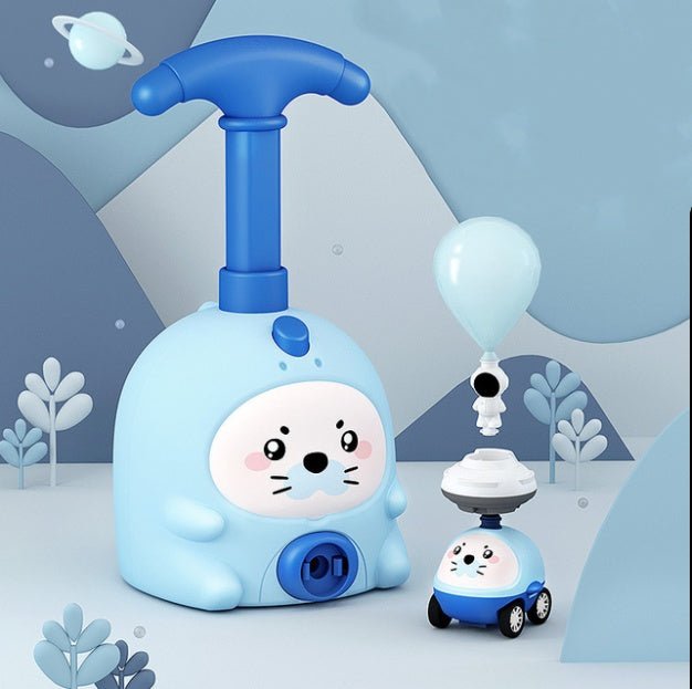 Balloon Car Toys For Babies 2 To 4 6 Years Kids Educational Air Power Balloon Car Launch Tower Montessori Toy For Children Gift - AGB LuxeDrop