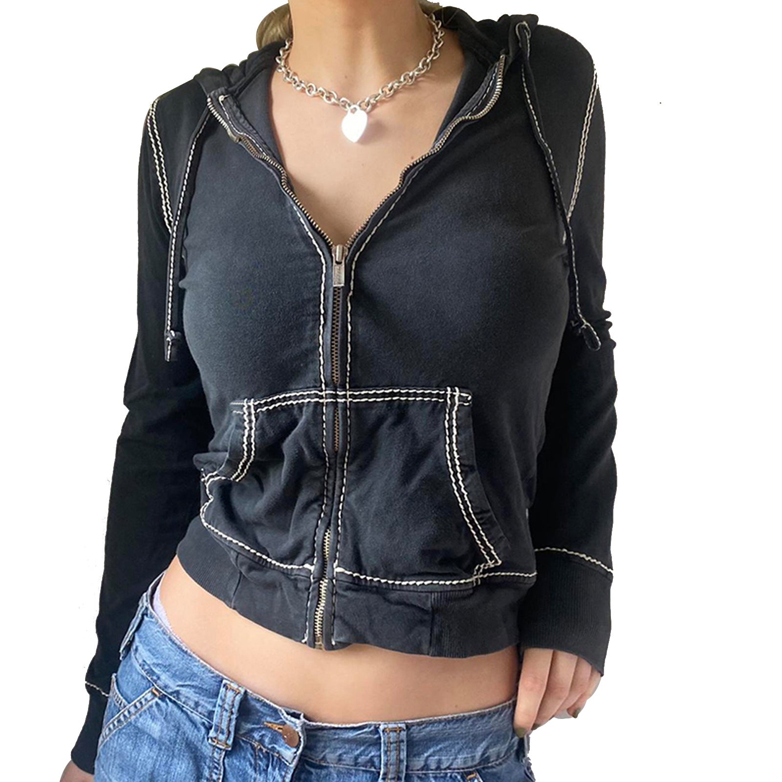 Women's Athleisure Cardigan Hoodie - AGB LuxeDrop