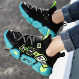 Mesh Fly Woven Velcro Breathable Sneakers - AGB LuxeDrop