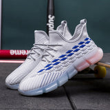 Spring And Autumn Summer New Breathable Sneakers Flyknit Surface All - matching Running Shoes - AGB LuxeDrop