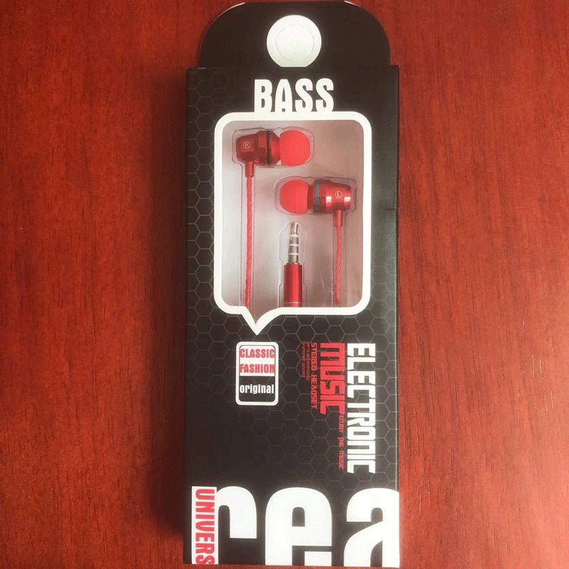 Metal Earphones High - end Wired Earphones - AGB LuxeDrop