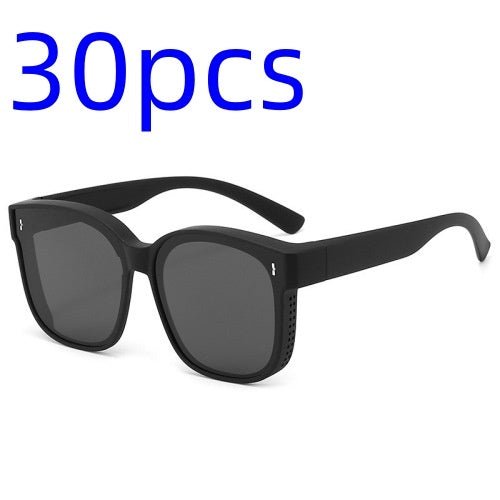 Summer Driving Sun Protection Polarized Light One Mirror Dual Use Anti Glare Trendy Sunglasses - AGB LuxeDrop