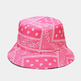 Bandana Print Bucket Hats With Multiple Colorways - AGB LuxeDrop