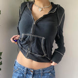 Women's Athleisure Cardigan Hoodie - AGB LuxeDrop