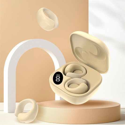 Digital Display Earclip Bluetooth Earphones - AGB LuxeDrop