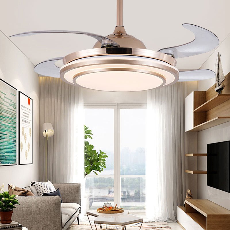 Home Full Spectrum Eye Protection LED Fan Chandelier - AGB LuxeDrop