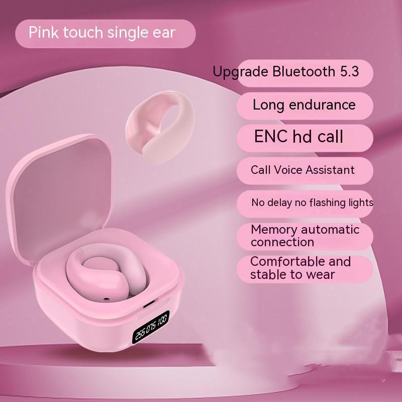 Digital Display Earclip Bluetooth Earphones - AGB LuxeDrop