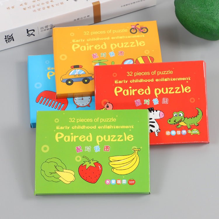 Cartoon Educational Toys Matching Puzzle Early Education Toys - AGB LuxeDrop