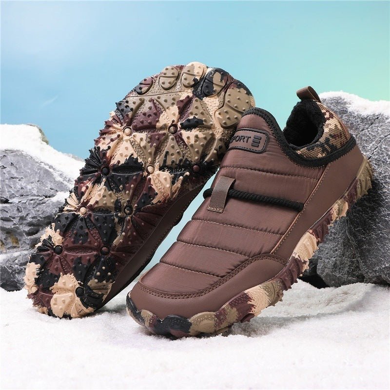 Snow Boots Outdoor Couple Leisure Non - slip Anti - velvet Warm Cotton Shoes - AGB LuxeDrop