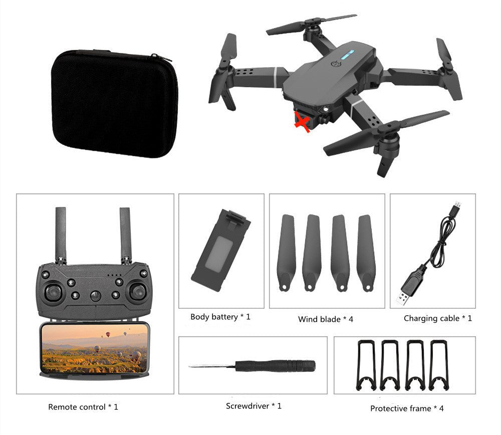 E88 Drone Photography Of High - definition Folding Four Axis - AGB LuxeDrop