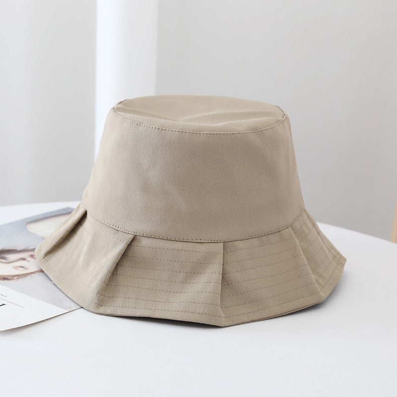Women Sun Hats Female Summer Solid Outdoor Fisherman Hat - AGB LuxeDrop