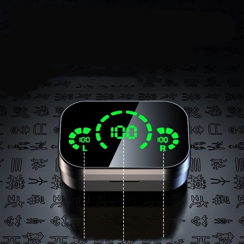 Smart Digital Display In - ear Breathing Light Sports Earphones - AGB LuxeDrop